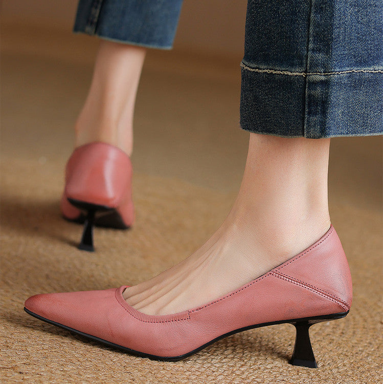 Anna-Berg | Leather Heels