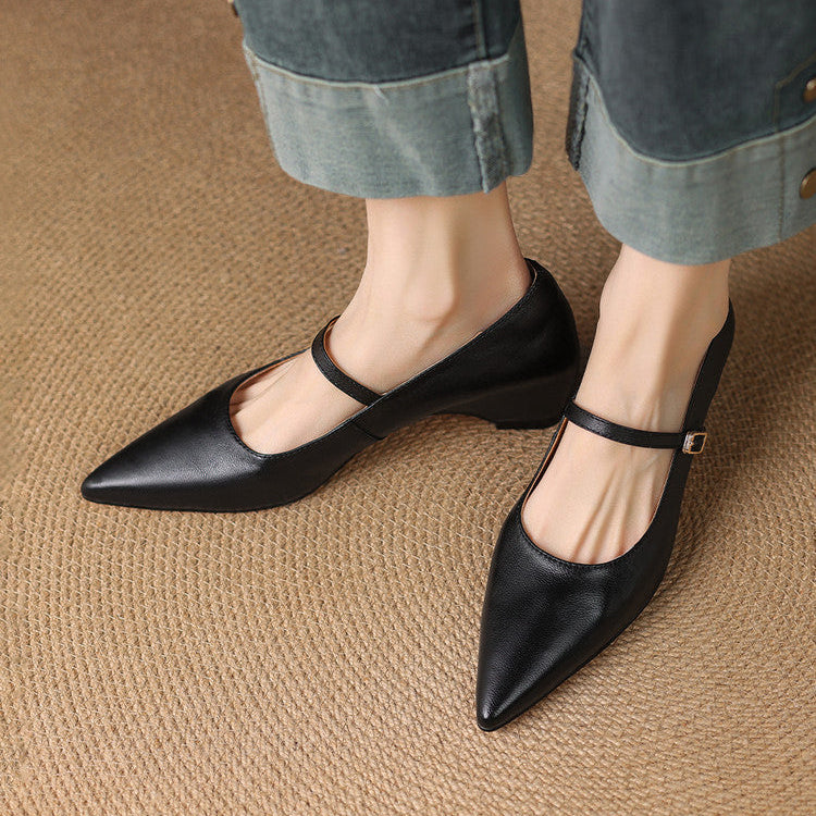 Anna-Berg | Genuine Leather Heels