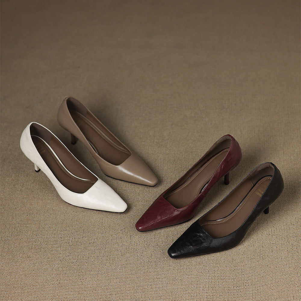 Anna-Berg | Genuine Leather Heels