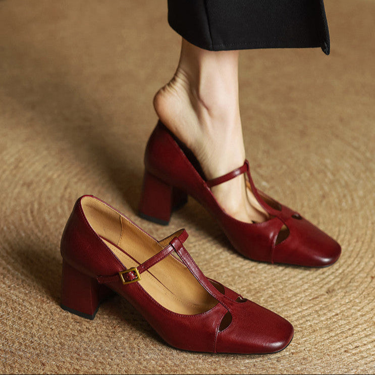 Anna-Berg | Genuine Leather Heels
