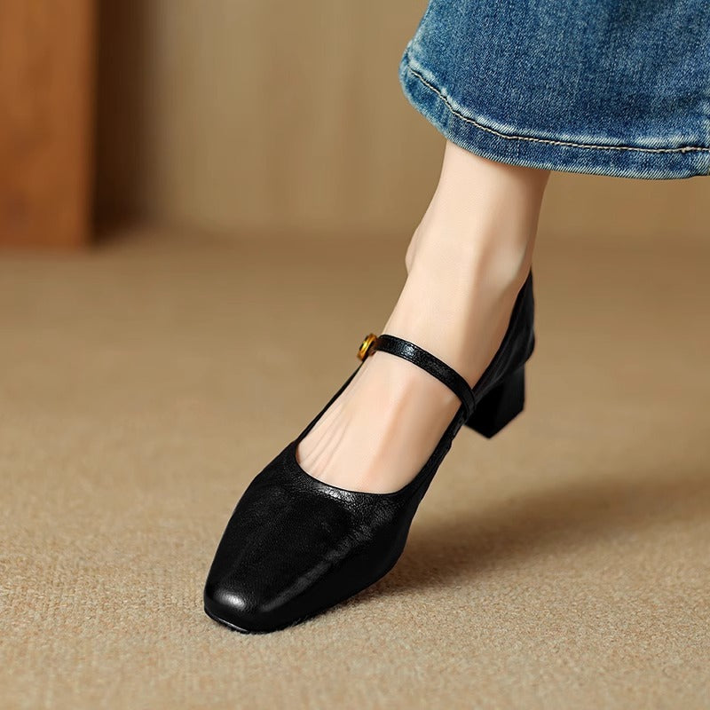 Anna-Berg | Genuine Leather Heels