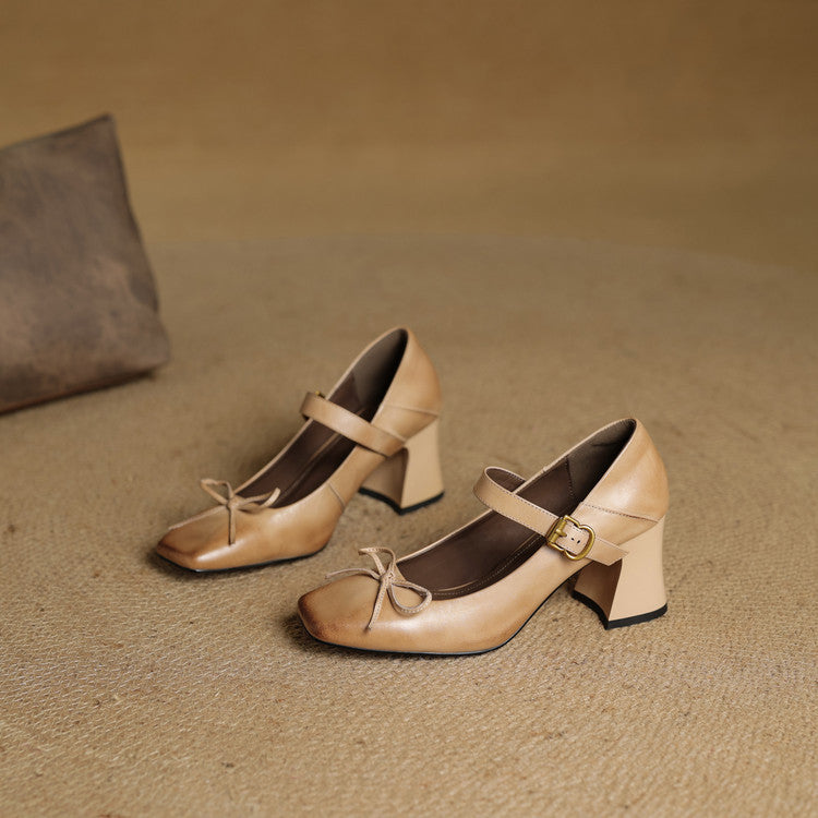 Anna-Berg | Genuine Leather Heels