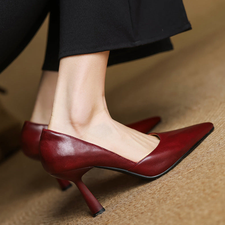 Anna-Berg | Leather Heels