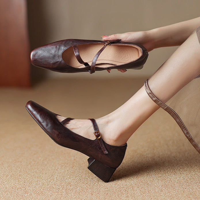 Anna-Berg | Genuine Leather Heels