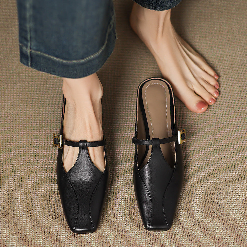 Anna-Berg | Leather Mules