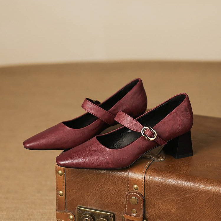 Anna-Berg | Genuine Leather Heels