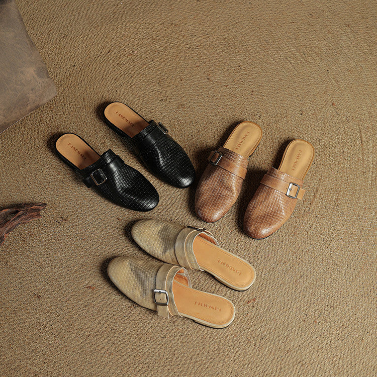 Anna-Berg | Genuine Leather Mules