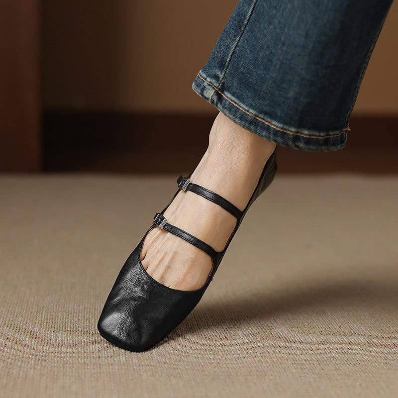 Anna-Berg | Genuine Leather Flats