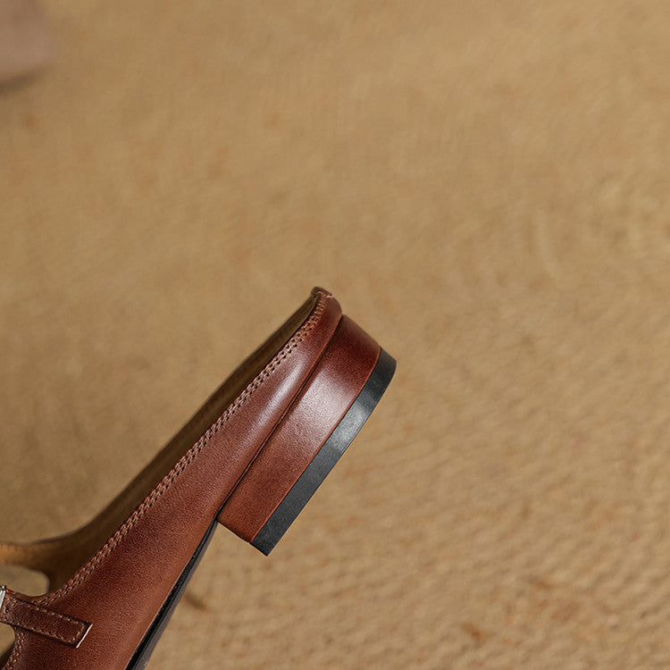 Anna-Berg | Genuine Leather Mules