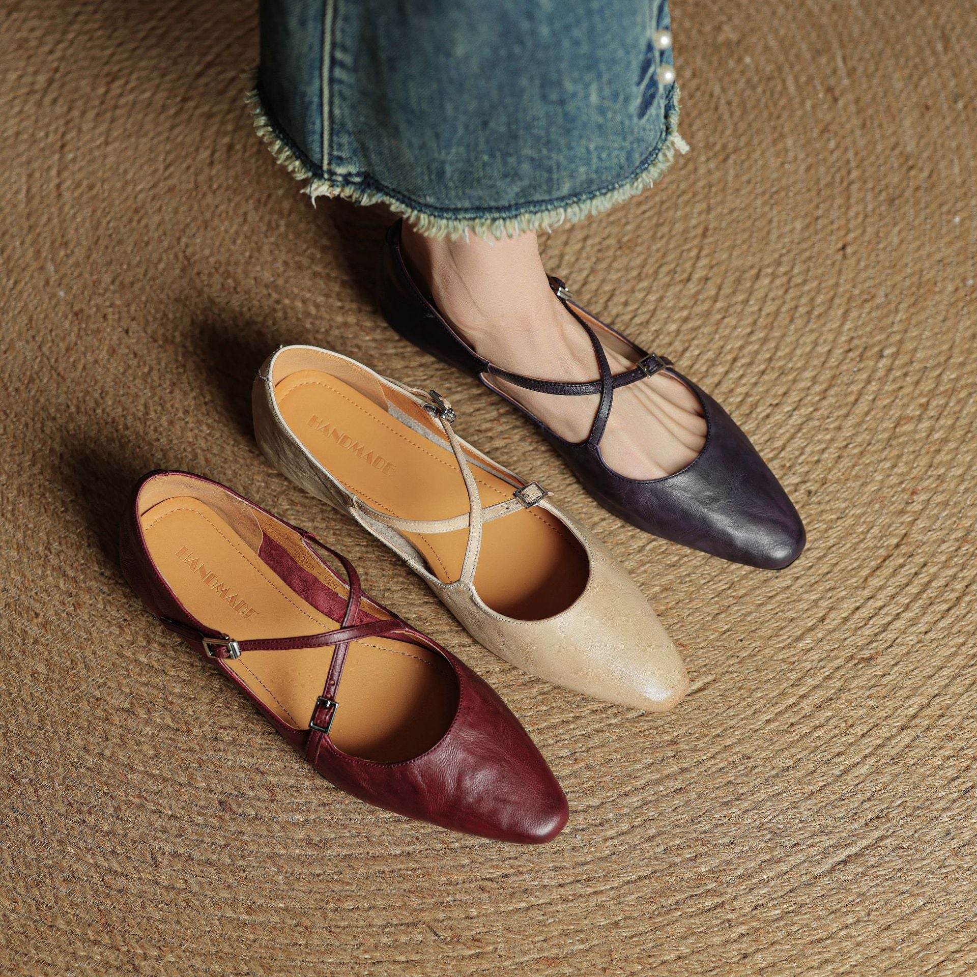Anna-Berg | Genuine Leather Flats