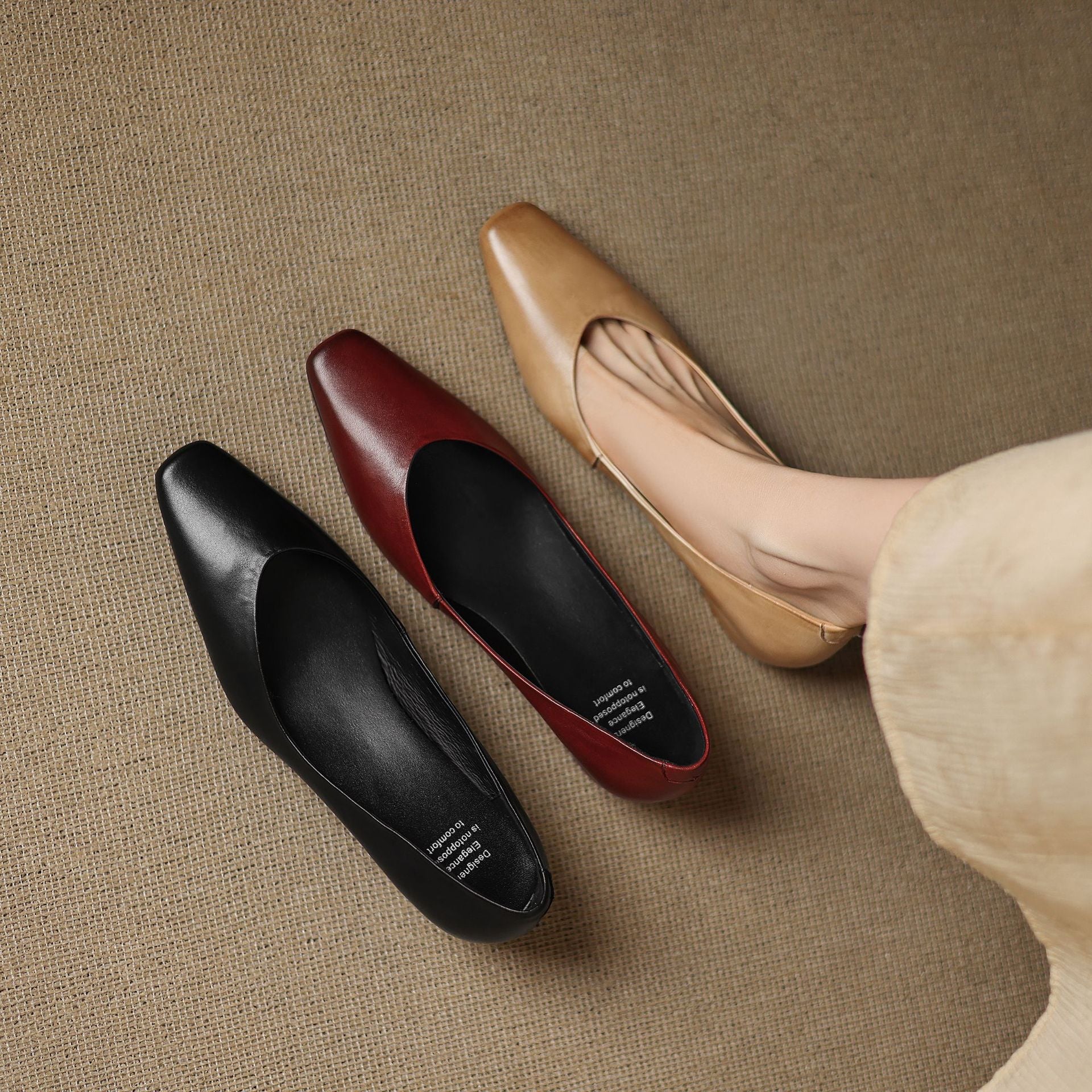 Anna-Berg | Genuine Leather Flats