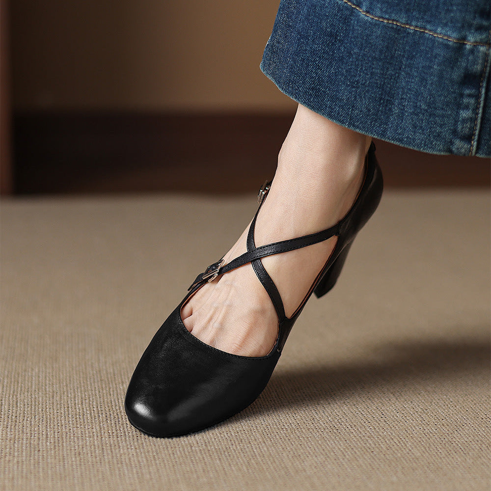 Anna-Berg | Genuine Leather Heels