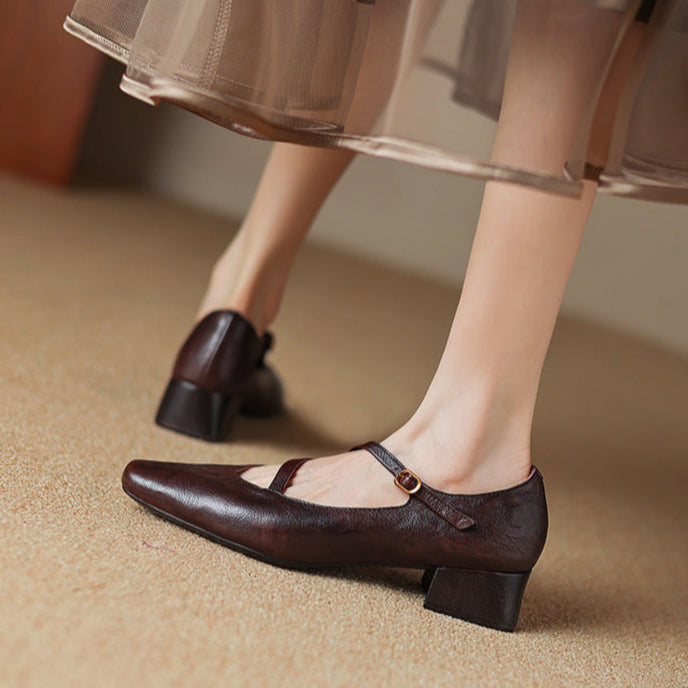 Anna-Berg | Genuine Leather Heels
