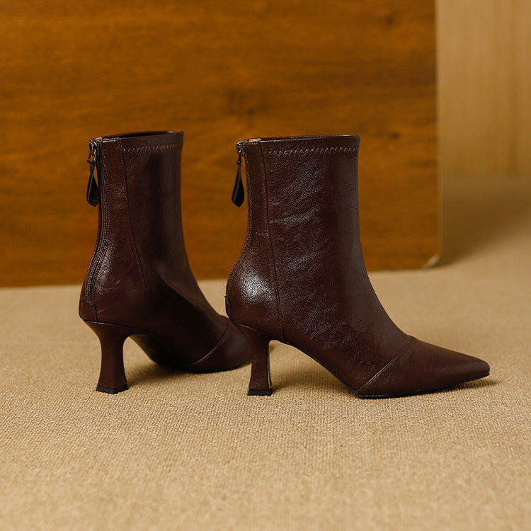 Anna-Berg | Leather Ankle Boots