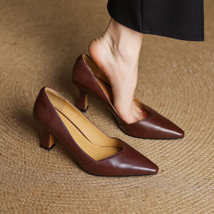 Anna-Berg | Genuine Leather Heels