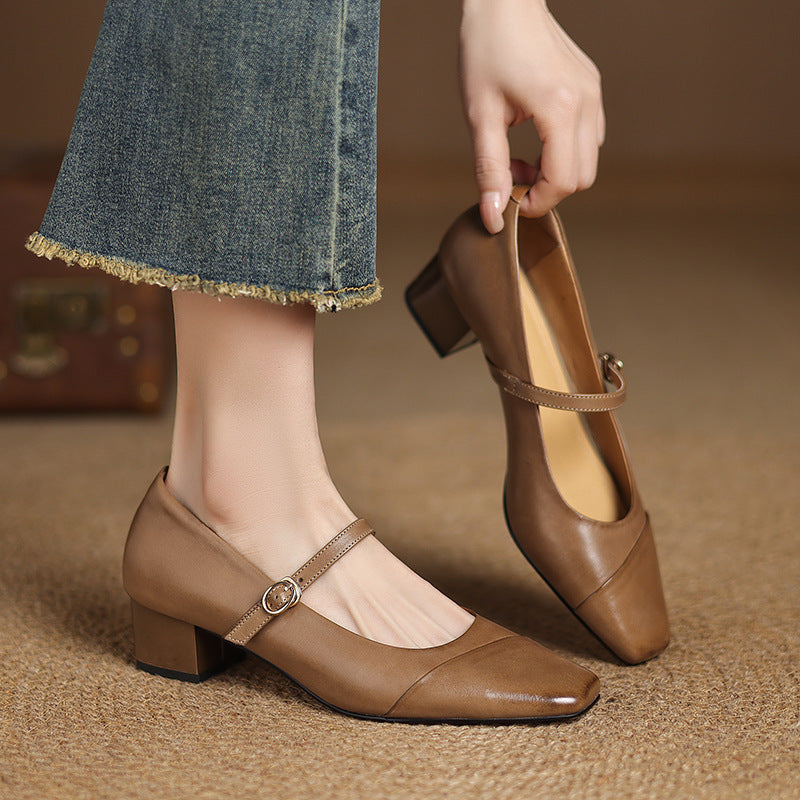 Anna-Berg | Genuine Leather Heels