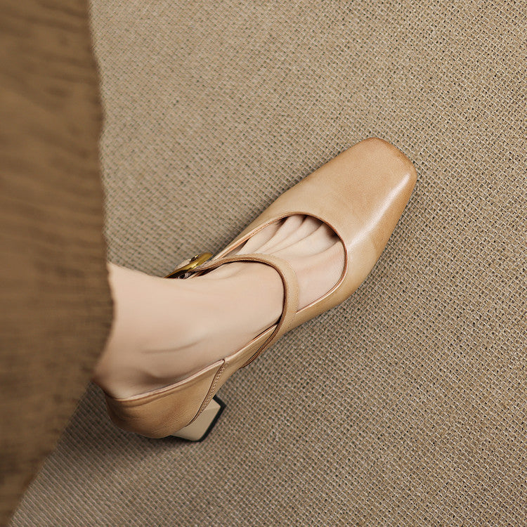 Anna-Berg | Genuine Leather Heels