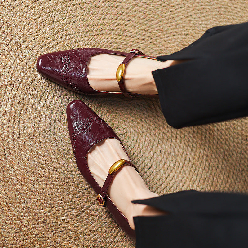 Anna-Berg | Classic Pointed Toe Heels in Leather