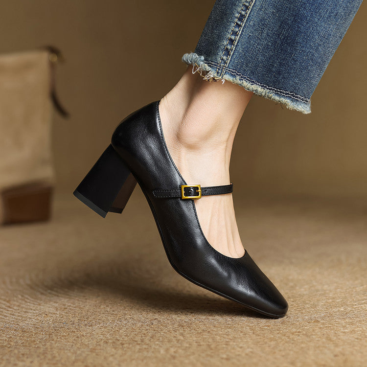 Anna-Berg | Genuine Leather Heels