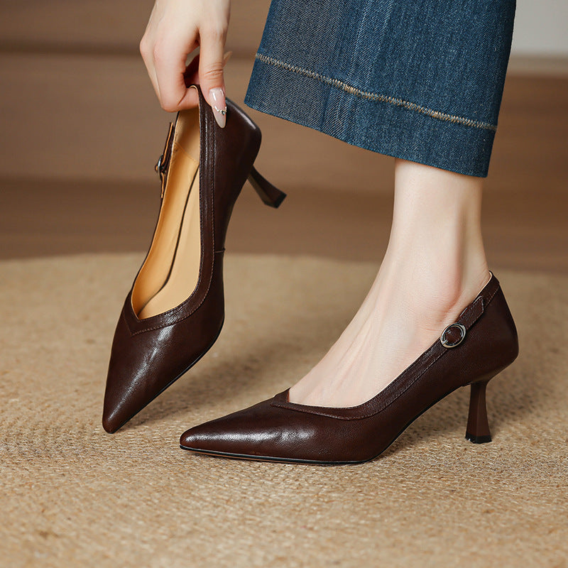 Anna-Berg | Genuine Leather Heels