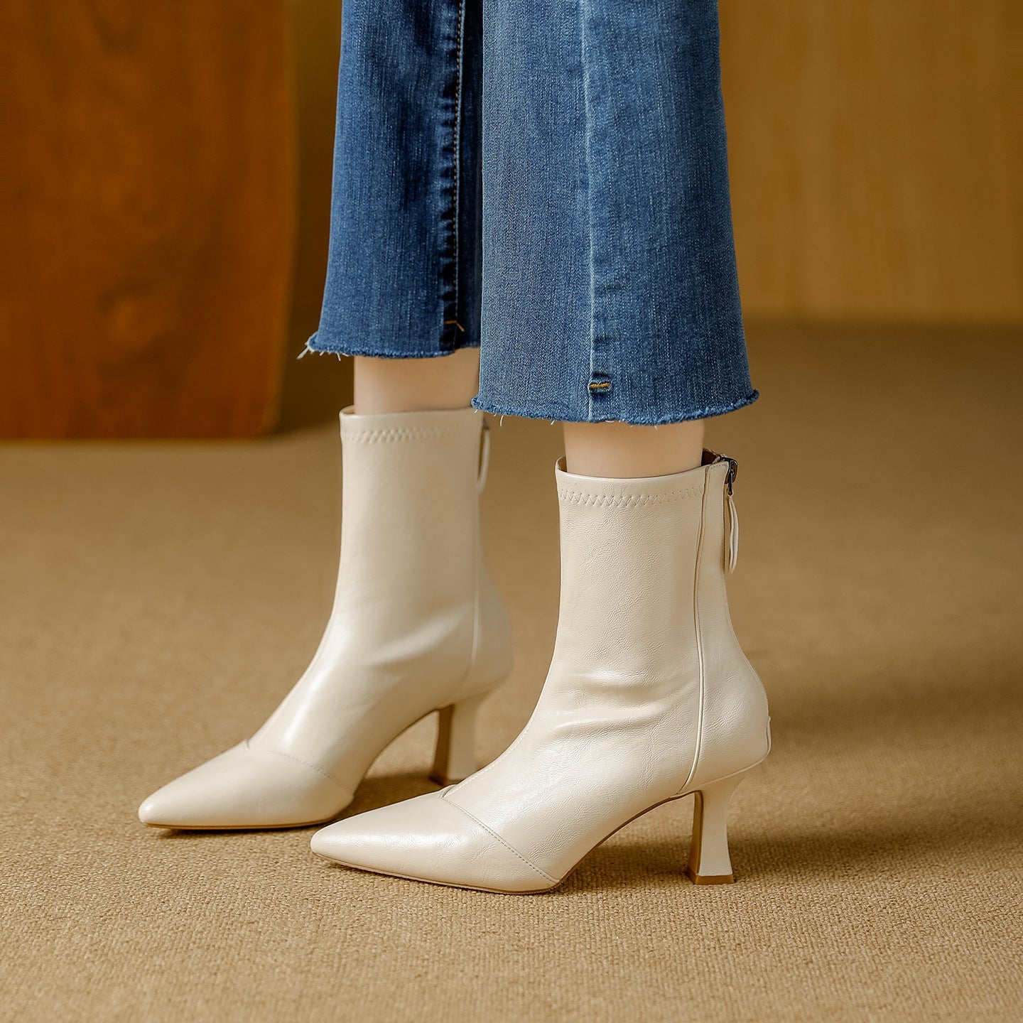 Anna-Berg | Leather Ankle Boots