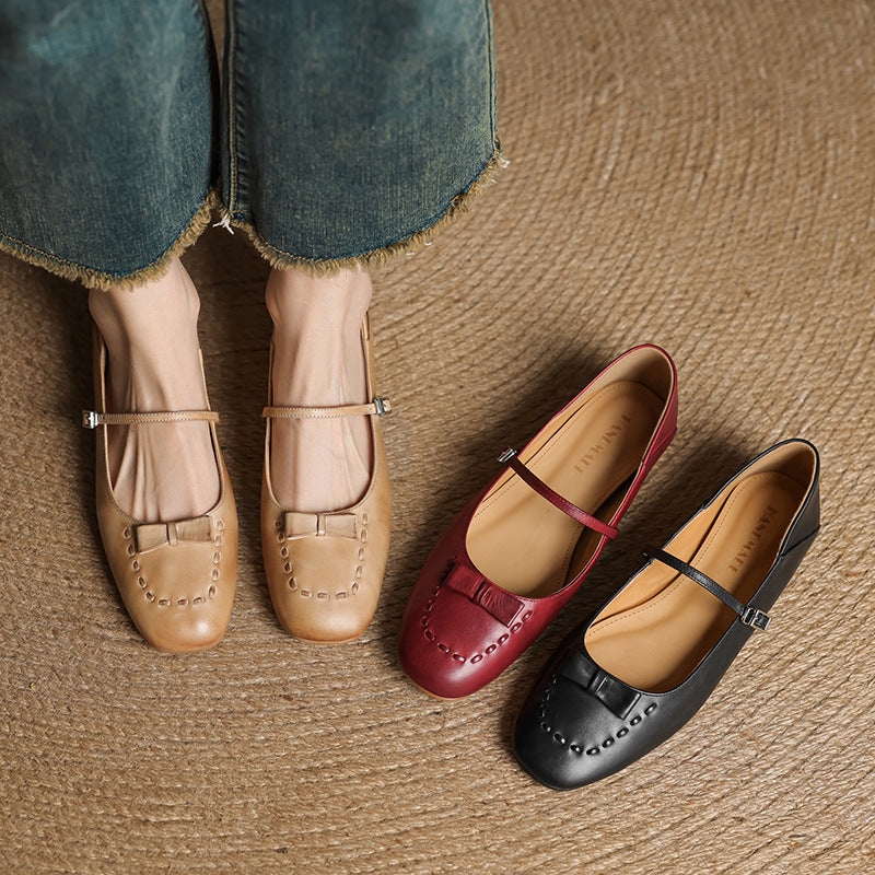 Anna-Berg | Genuine Leather Flats