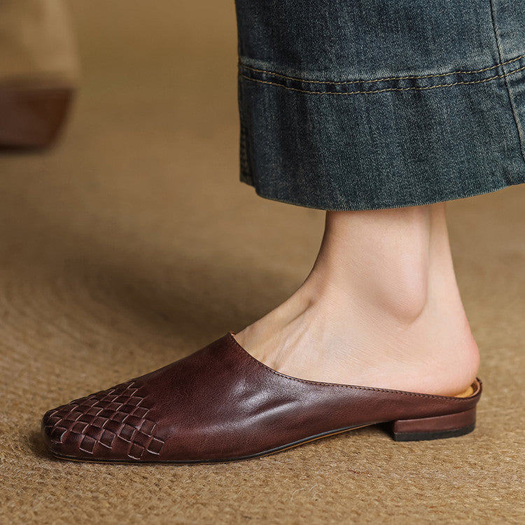 Anna-Berg | Mules + Genuine Leather