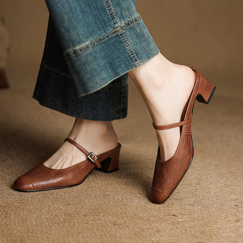 Anna-Berg | Genuine Leather Mules