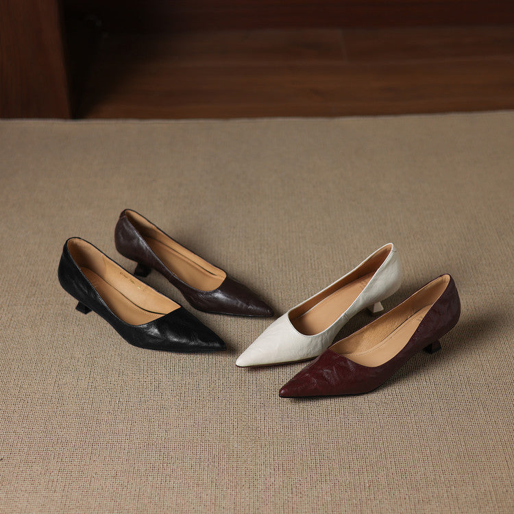 Anna-Berg | Genuine Leather Heels