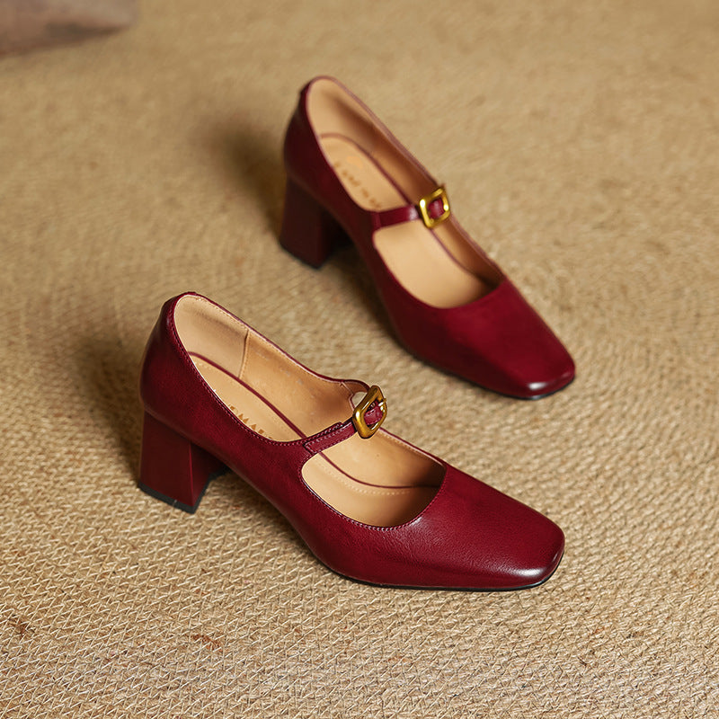 Anna-Berg | Genuine Leather Heels