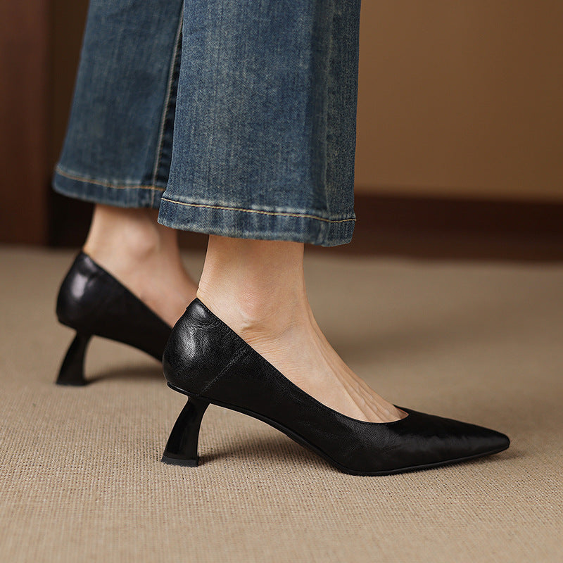 Anna-Berg | Genuine Leather Heels