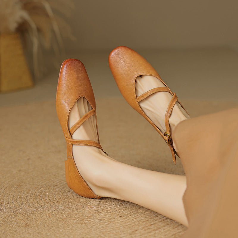 Anna-Berg | Genuine Leather Flats