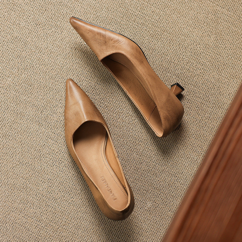 Anna-Berg | Genuine Leather Heels