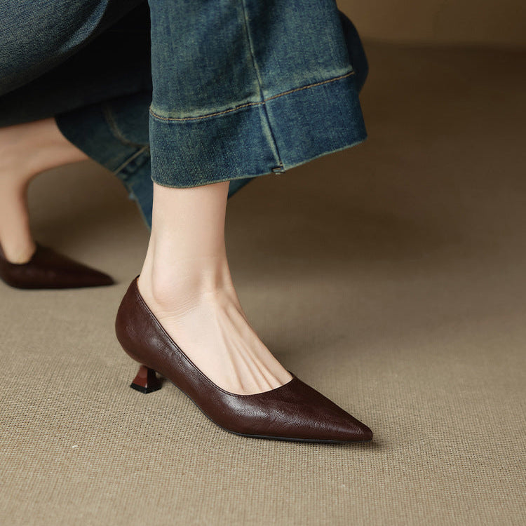 Anna-Berg | Genuine Leather Heels