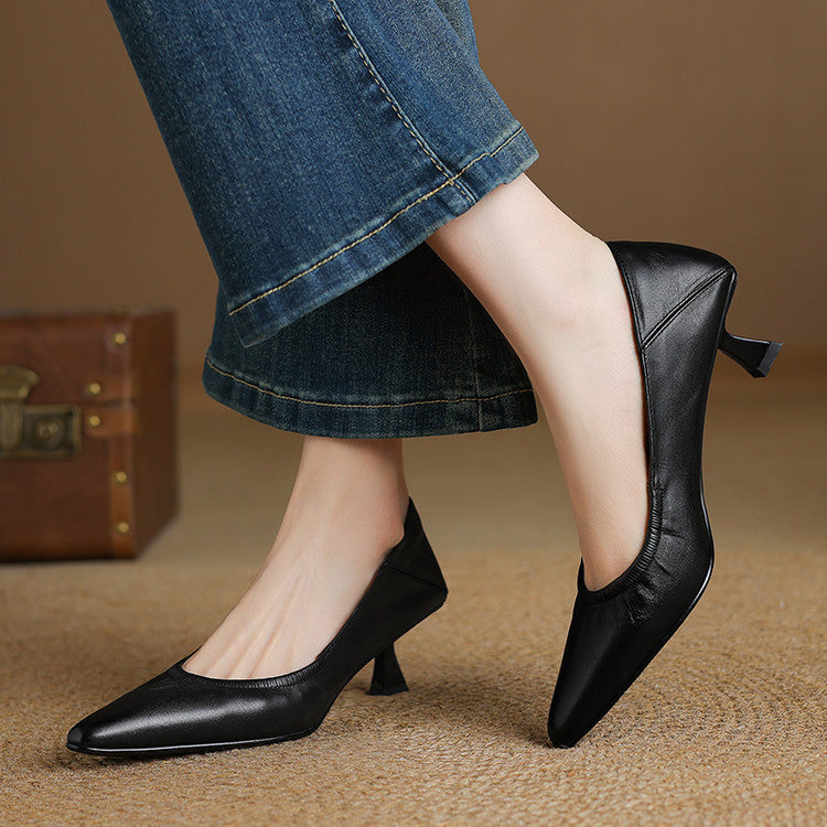 Anna-Berg | Leather Heels