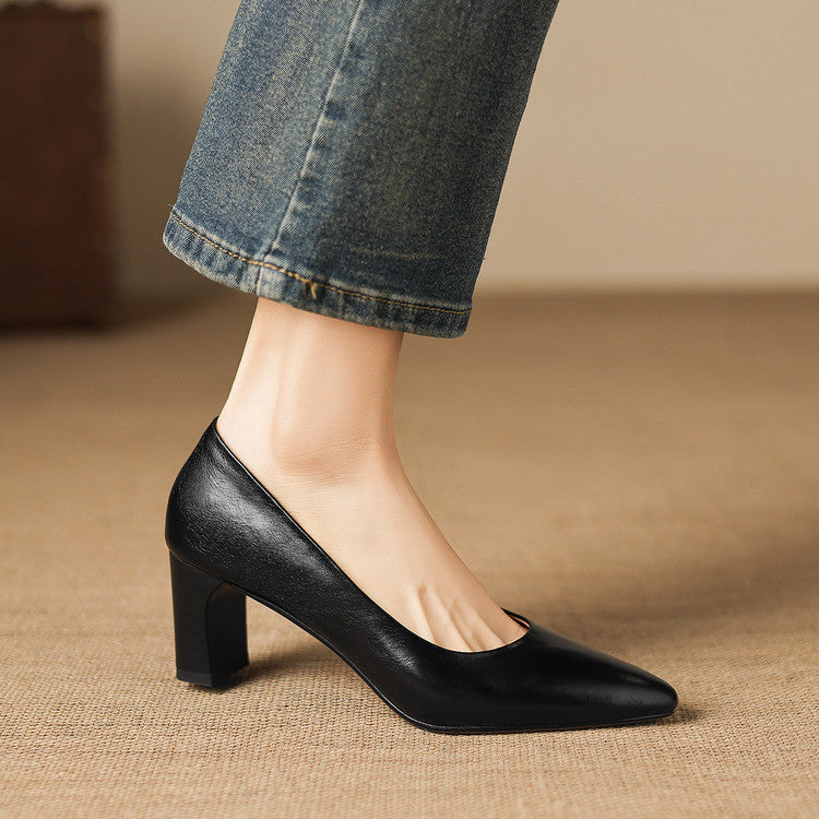 Anna-Berg | Genuine Leather Heels