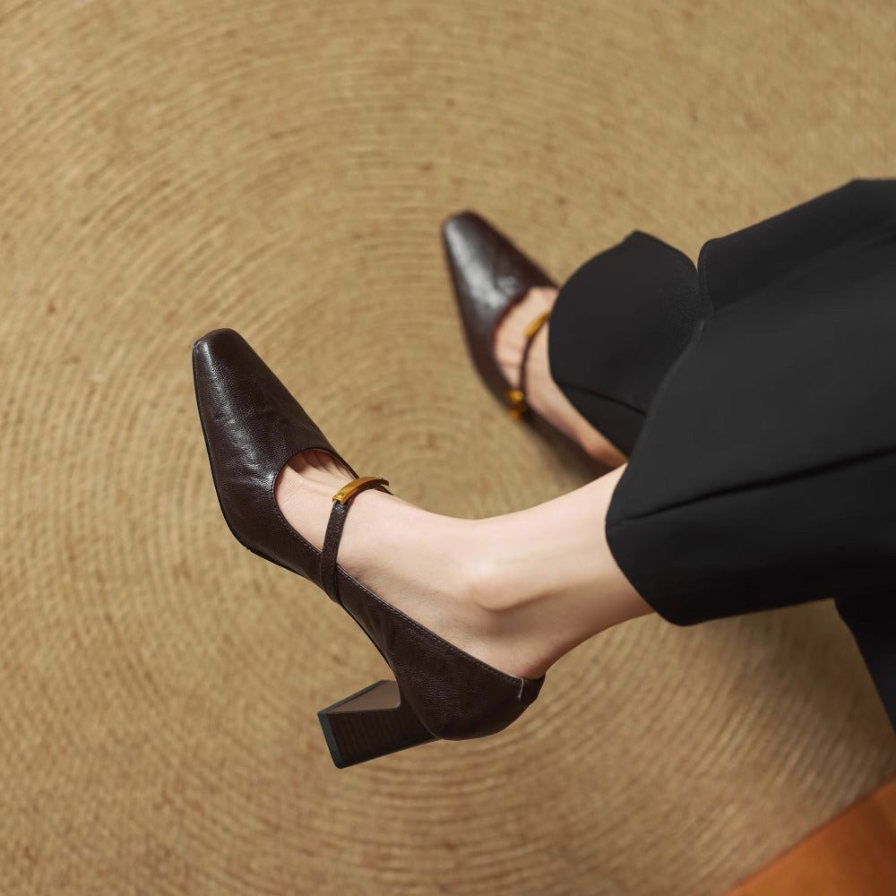 Anna-Berg | Genuine Leather Heels