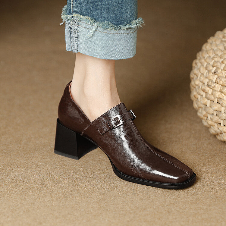 Anna-Berg | Genuine Leather Heels