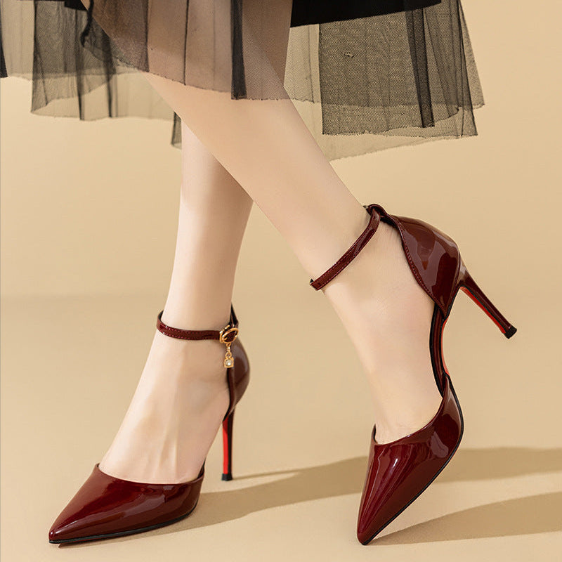 Anna-Berg | Elegant Pointed Toe Heels in Leather