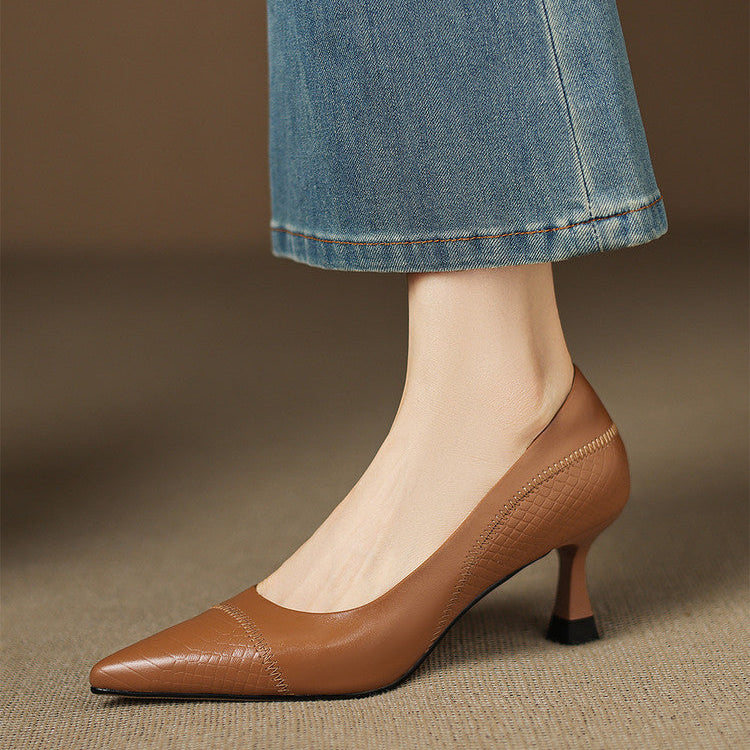 Anna-Berg | Genuine Leather Heels