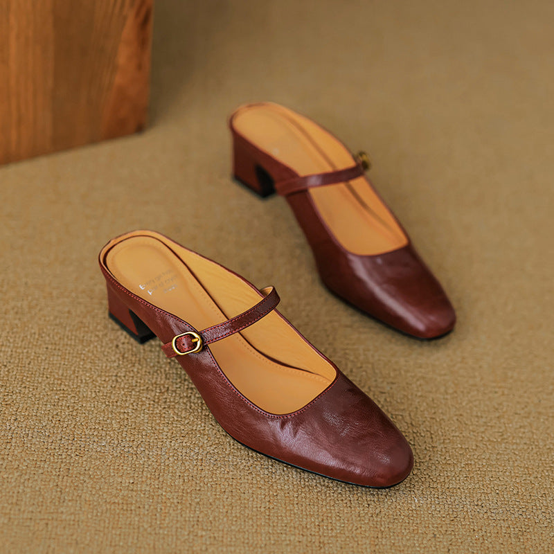 Anna-Berg | Genuine Leather Mules