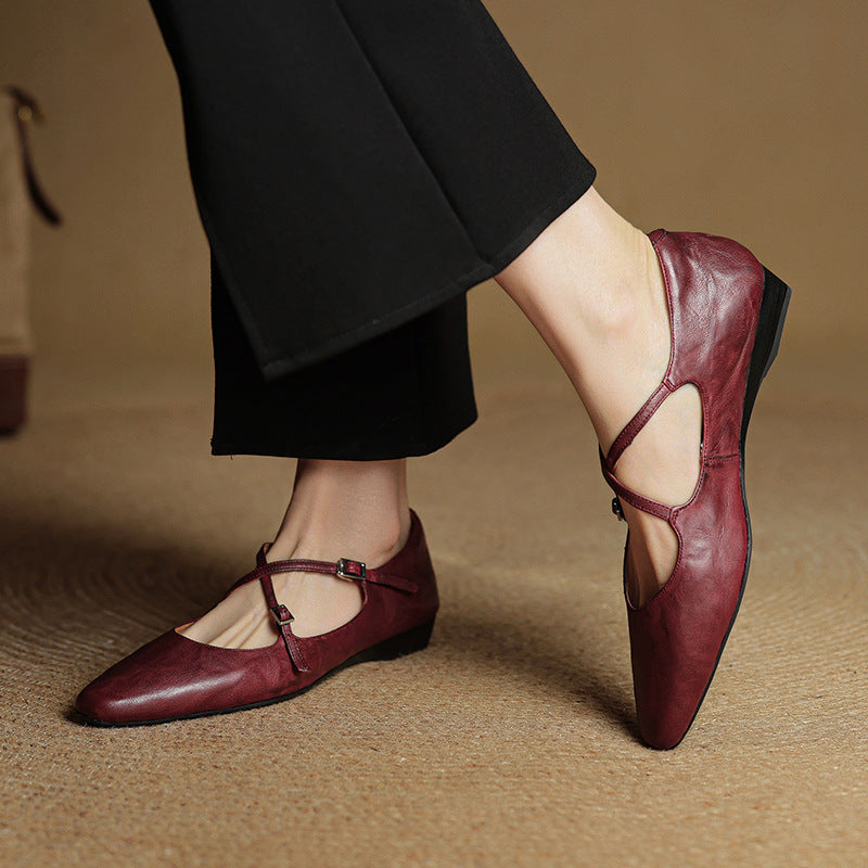 Anna-Berg | Genuine Leather Flats