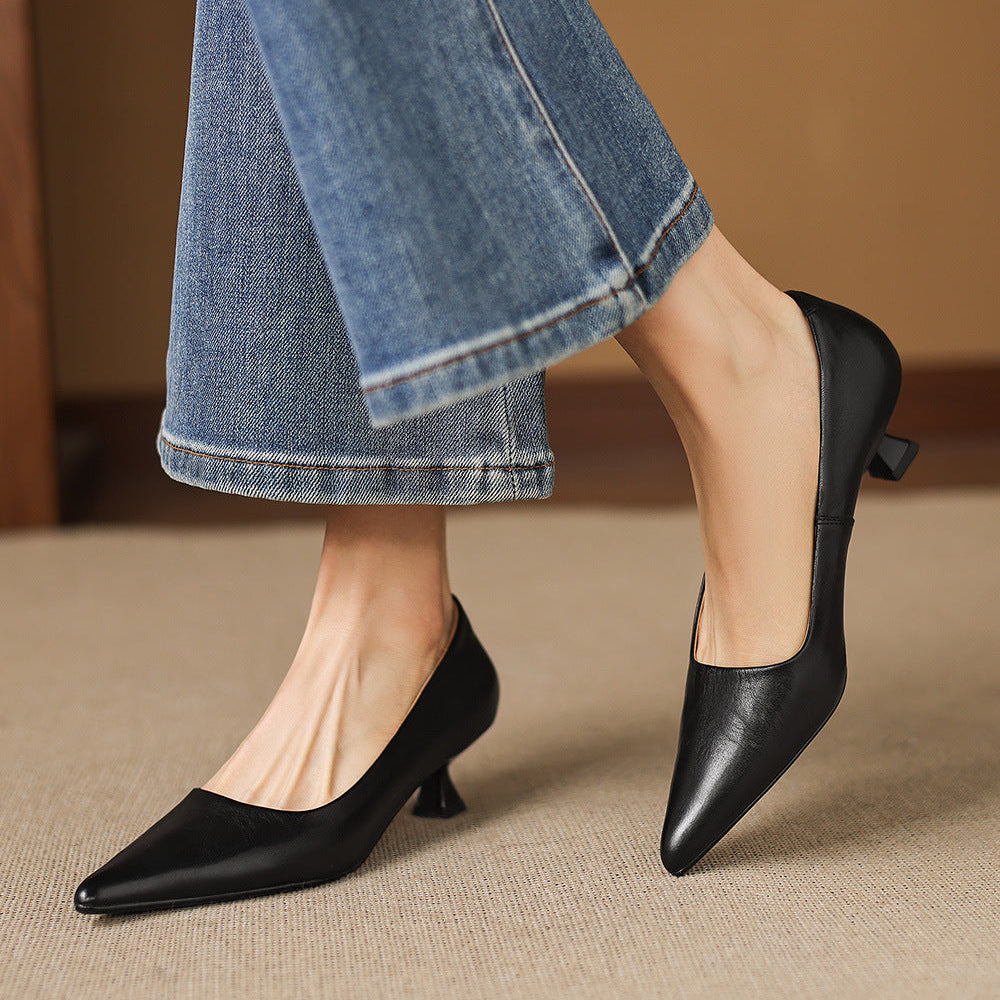 Anna-Berg | Genuine Leather Heels