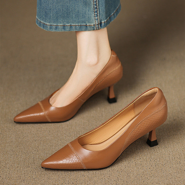 Anna-Berg | Genuine Leather Heels