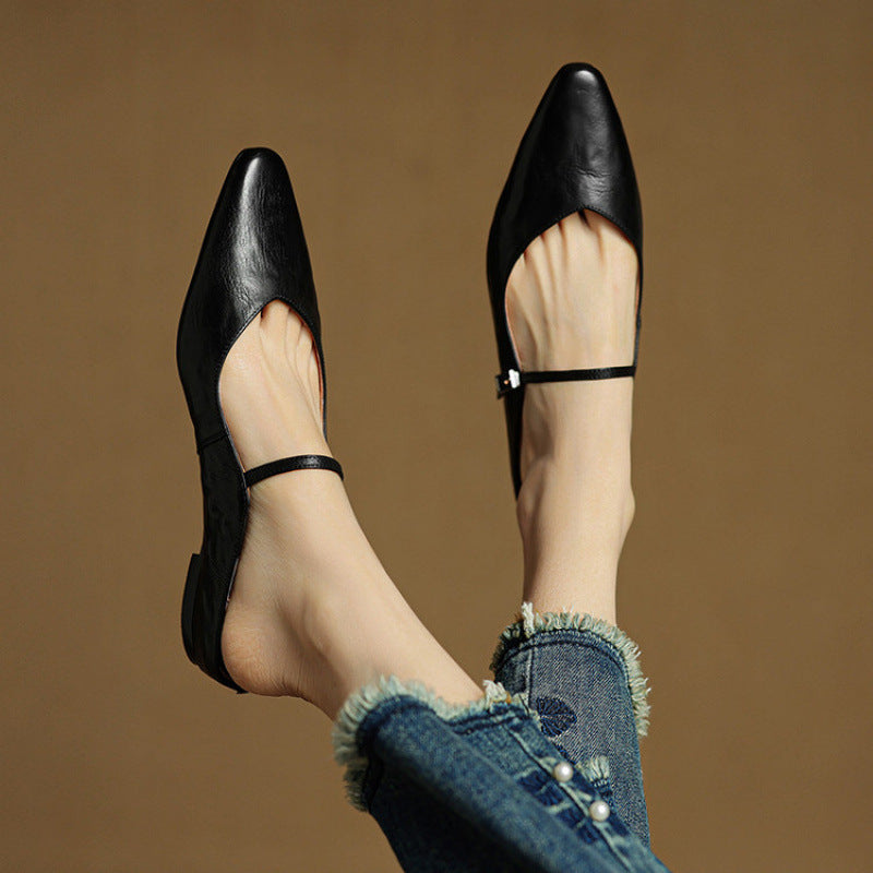 Anna-Berg | Mules + Genuine Leather