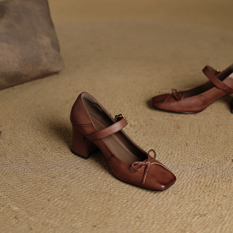 Anna-Berg | Genuine Leather Heels