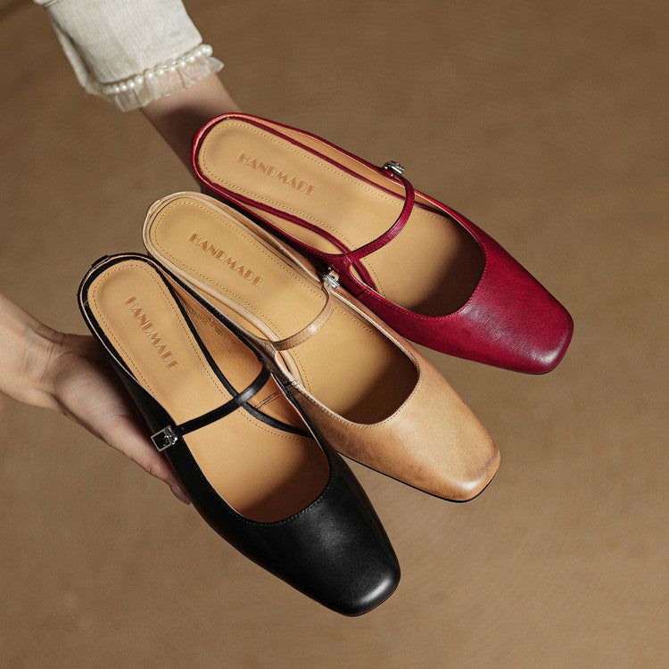 Anna-Berg | Genuine Leather Mules