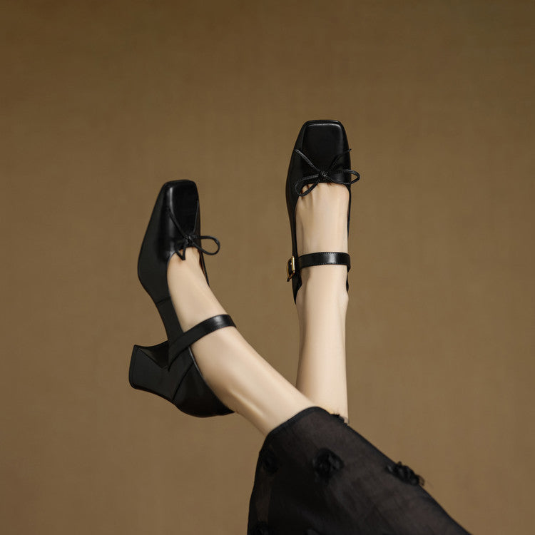 Anna-Berg | Genuine Leather Heels