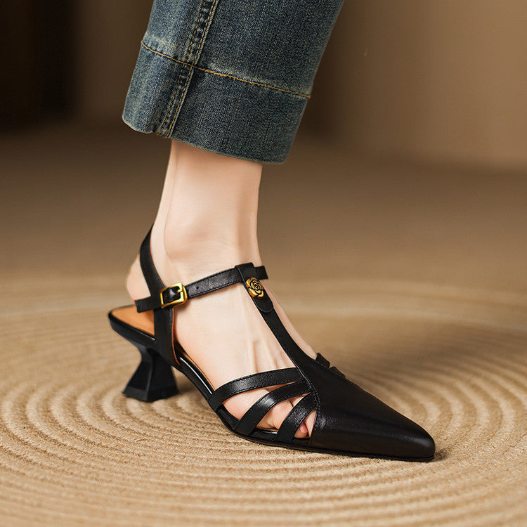 Anna-Berg | Genuine Leather Heels