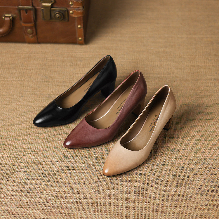 Anna-Berg | Genuine Leather Heels